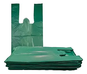 Sacola Verde exata 30X40 - Pacote 5Kg