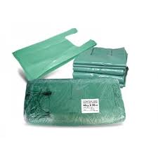 Sacola Verde exata transparente 30X40 - Pacote 5kg