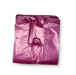 Sacola vermelha reciclada 30X40  -  Pacote 5Kg
