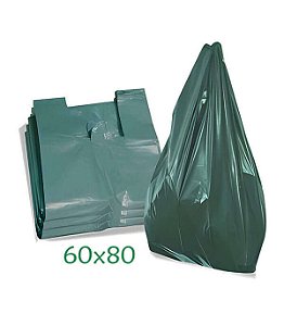 Sacola Verde  60X80 - pacote  5kg