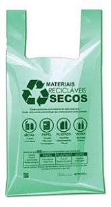 Sacola padrão  Prefeitura SP  Ecológica - 48X55 - Pacote 500UN