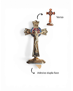 Cruz de Metal para Carros e Oratórios - 8cm