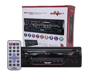 Rádio MP3 Player Bluetooth USB Seven