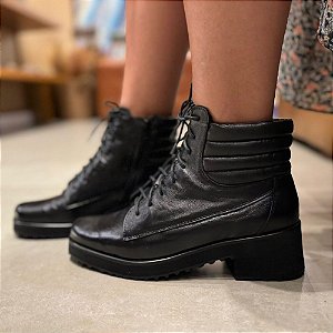 Bota Coturno Preta