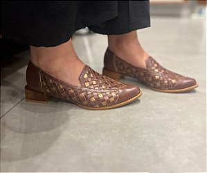 Sapato Mocassim Tresse