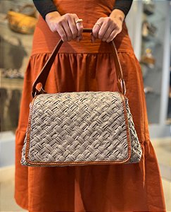 Bolsa Tressê Pelica Cinza