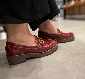 Sapato Mocassim Tratorado Bordo