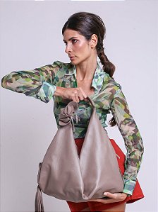 Bolsa Pelica Flor Nude