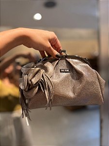 Bolsa Fechamento Vintage Prata