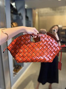 Bolsa Carteira Tresse Largo Tangerina