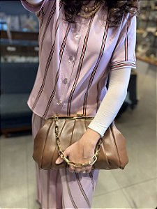 Bolsa Drapeada Café