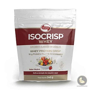 Isocrisp Whey Neutro Pouch 240g Vitafor