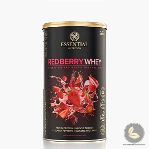 Red Berry Whey Lata 15 Doses Essential Nutrition