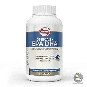 Omega 3 EPA e DHA 240 Cápsulas Vitafor