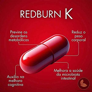 RedBurn K Emagrecimento e Saúde Intestinal (Biodiversité)