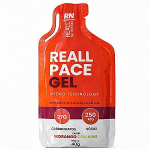 Reall Pace Gel Morango com Kiwi 40g Reall Nutrition