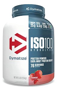 ISO 100 Strawberry 5lbs (2.3Kg) Dymatize