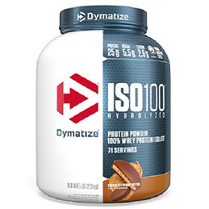 ISO 100 Chocolate Peanut Butter 5lbs (2.3Kg) Dymatize Nutrition