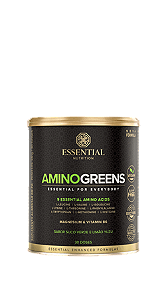 Amino Greens Suco Verde e Limão Yuzu Box 30 Sachês 240g Essential Nutrition