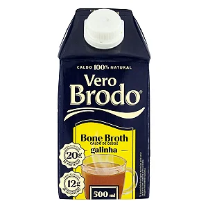 CALDO VERO BRODO - BONE BROTH GALINHA 500ML