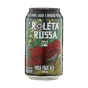 CERVEJA ROLETA RUSSA - IPA 350 ML (LATA)