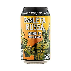 CERVEJA ROLETA RUSSA - IMPERIAL IPA 350 ML (LATA)
