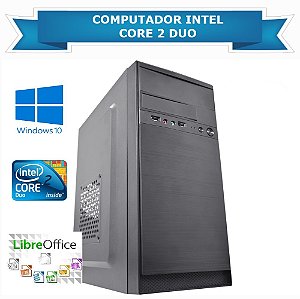 Computador CPU PC Intel Core 2 Duo - Memória 4 GB