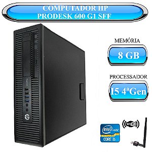Computador HP i5 4ª Geração 8GB Memória