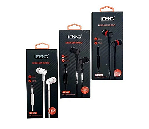 Fone Lelong Preto LE-0201