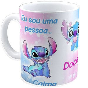 Caneca Personalizada Stitch  – 325ml em Porcelana