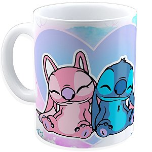Caneca Personalizada Stitch  – 325ml em Porcelana