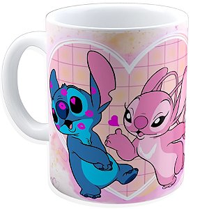 DUPLICADO - Caneca Personalizada Stitch  – 325ml em Porcelana