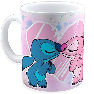 Caneca Personalizada Stitch  – 325ml em Porcelana