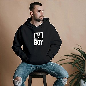 Blusa de frio Moletom masculino Bad Boy Com Capuz inverno