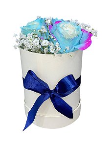 Box Amor - Rosas Azuis Importadas