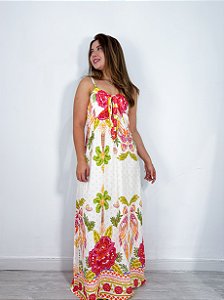 Vestido estampado  - Inspiração Farm