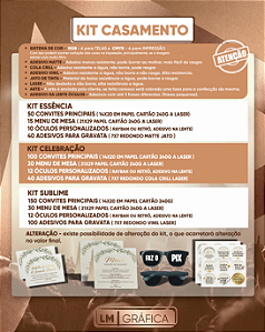 KIT CASAMENTO