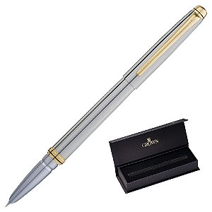 CANETA CROWN ORIENT TINT PRATA