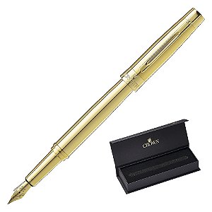CANETA CROWN PRESIDENT TINT OURO