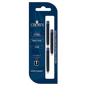 CARGA CARTUCHO TINT C/3 BLISTADO CROWN