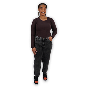 Calça Jeans Mom Vintage - 100% Algodão