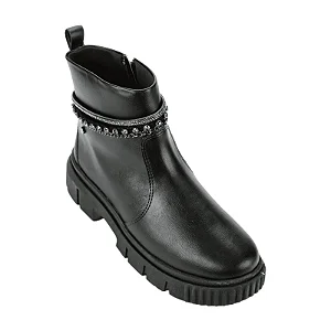 Bota Cano Curto Tratorada Feminina Preta Ramarim
