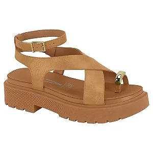 Sandalia Vizzano Tratorada Metal Dourado