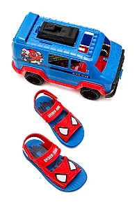 Sandália Infantil Homem Aranha com Furgão Grendene Kids