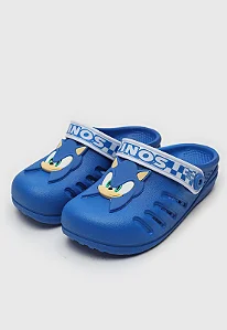 Babuche Infantil Azul Sonic Ready