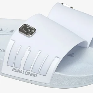 Chinelo Slide Branco R10 Rider
