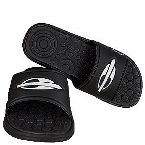 Chinelo Slide Preto Quiver Pro Mormaii