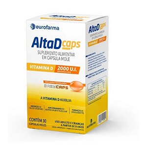 Suplemento Alimentar Alta D Caps 2000ui - 30 Cápsulas