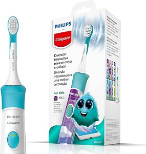 Escova de Dente Elétrica Infantil Philips - Colgate SonicPro For Kids