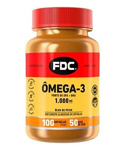 Suplemento Alimentar Ômega-3 1.000mg FDC 100cps
